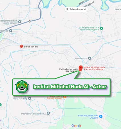 Lokasi dan Peta (Google Map) IMA Nomor